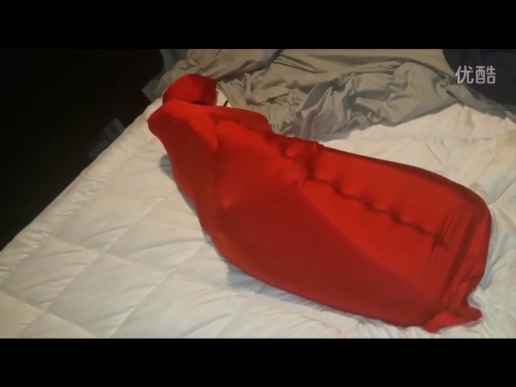 And leg bent back bondage Arms Bag Mummy Sleeping Bag Women's Costume Show Props Sack of zombie Corpse Dress Set