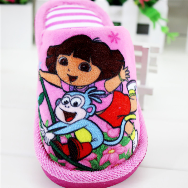 Chaussons enfants en suède pour hiver - semelle caoutchouc - Ref 1006707 Image 8