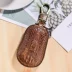Lớp đầu tiên của túi da chìa khóa xe nam retro cá sấu hoa văn phổ thông đơn giản sáng tạo da túi da khóa túi phiên bản Hàn Quốc - Trường hợp chính ví nữ da thật Trường hợp chính