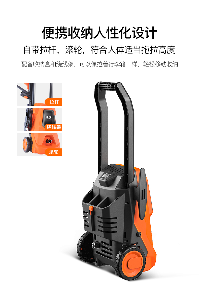佳孚  家用高压洗车清洗机 自吸两用 图4