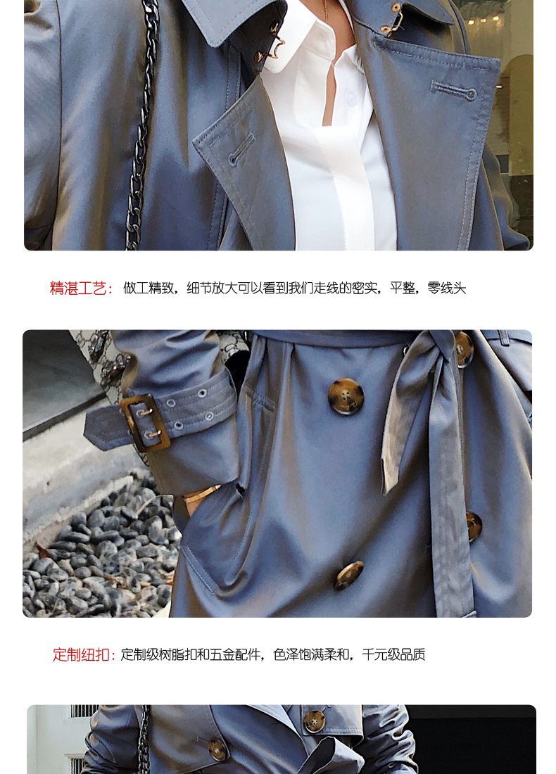 Trench pour femme JOSMLARZ   en Coton en Coton - Ref 3227719 Image 8