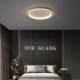 Simple Modern All-Copper Bedroom Ceiling Light, Designer Creative Dining Room Lighting, Personalized Ultra-Thin Led Ceiling Light