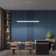 All-Copper Restaurant Chandelier, Modern Minimalist Light Luxury Long Strip Led Lighting, Creative Designer Gourd String Chandelier