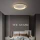 Simple Modern All-Copper Bedroom Ceiling Light, Designer Creative Dining Room Lighting, Personalized Ultra-Thin Led Ceiling Light