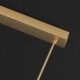 All-Copper Light Luxury Crystal Dining Room Chandelier Modern Minimalist Long Strip Nordic Bar Office Lighting Fixtures