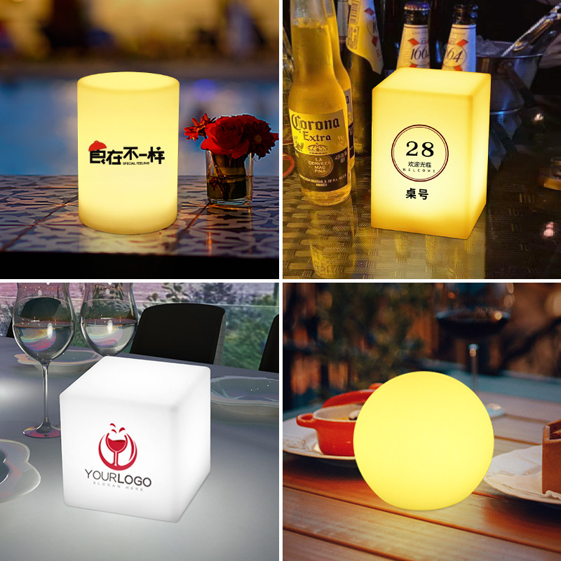 Bar lamp bar lamp table lamp atmosphere creative personality small night light clear bar Nordic hotel restaurant table decoration