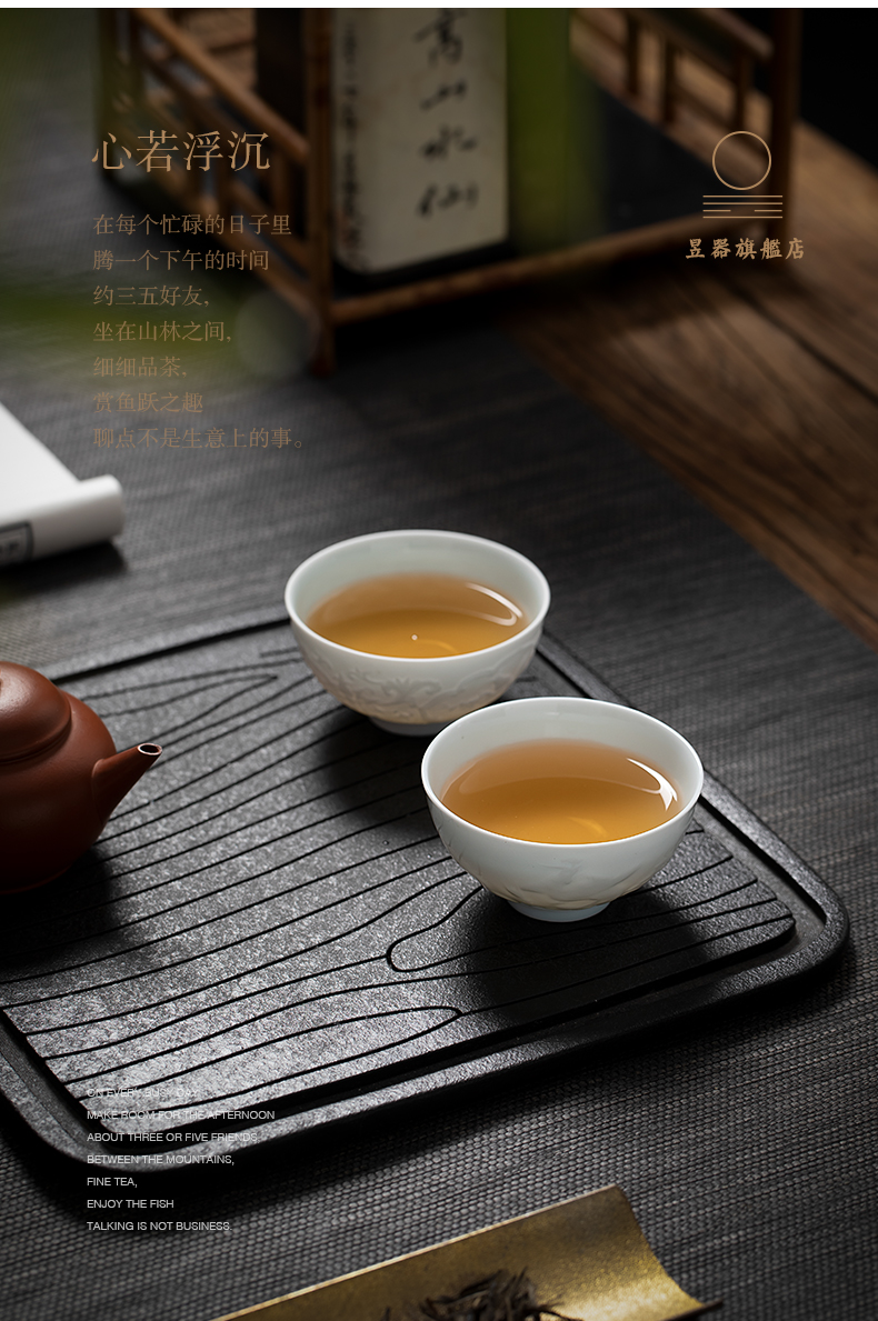 Yu ware jingdezhen ceramic cups hand - carved phoenix pay-per-tweet sample tea cup masters cup kung fu tea cups