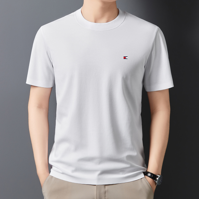 Special Offer: American Tommy Short-Sleeve T-Shirt, Summer Liquid Ammonia Cotton Seamless T-Shirt, Casual Versatile Round-Neck Half-Sleeve Top