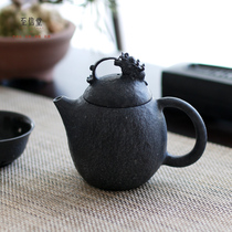 To the letter of the natural Moraine stone pot master hand-made tea pot Stone tea pot kung fu tea set home office