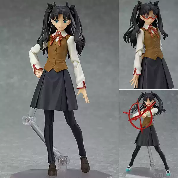 日版现货MF figma 257 Fate stay night 远坂凛2.0ver 可动手办-淘宝