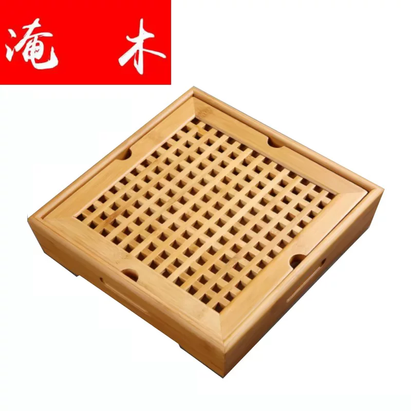 Пиала для чая из бамбука Bamboo, держатель бамбуковый, поднос бамбуковый, маленькая бамбуковая тарелка для хранения, длинная квадратная выдвижная полка для дома, очистка