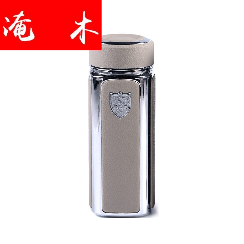 Submerged wood yixing undressed ore purple sand tank vacuum vehicle travel tea cups silver cup vacuum cup