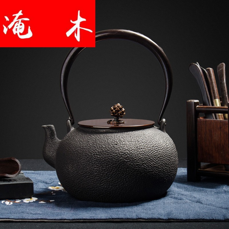 Submerged wood in southern Japan brother make tea pot of cast iron water electricity TaoLu suit household uncoated pure manual boil tea