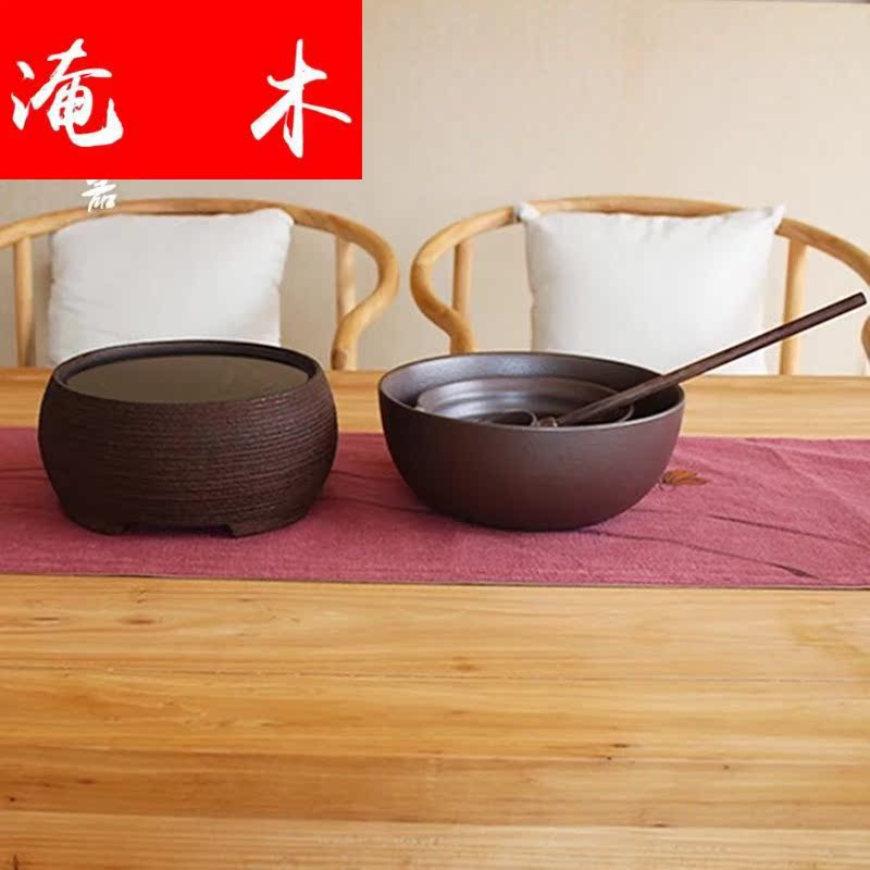 Submerged wood electric TaoLu suit kung fu tea boiled tea exchanger with the ceramics furnace black tea pu - erh tea cooked to use Japanese dry