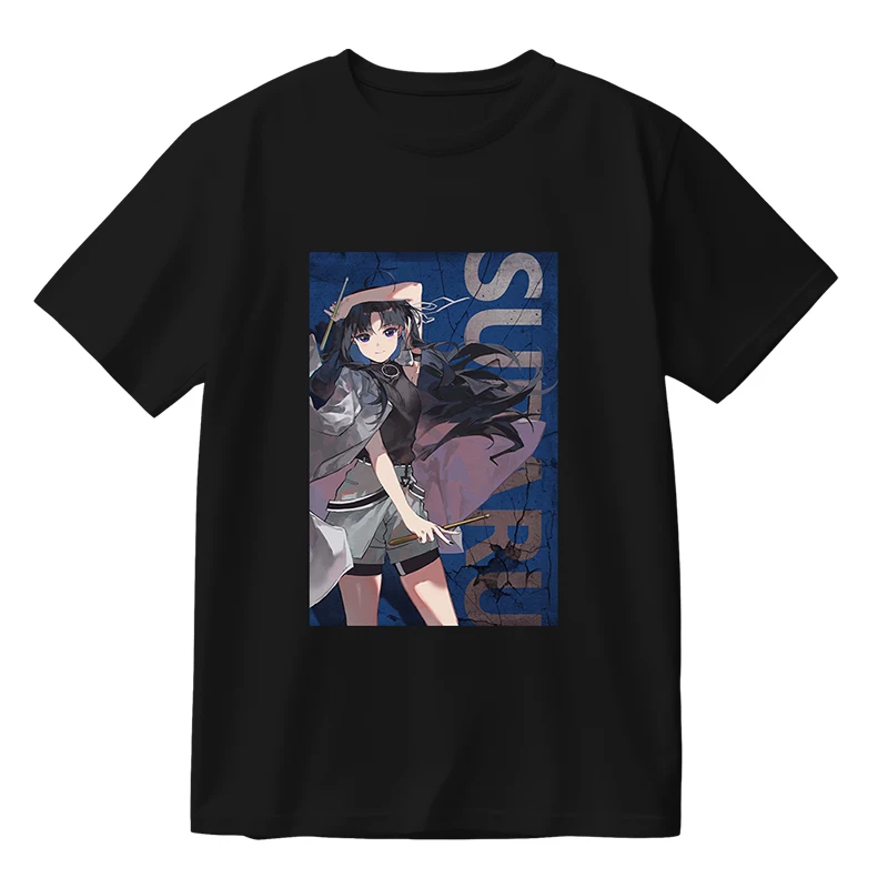 Футболка Sleeve из хлопка с призывной надписью 'The Scream of Girls Band Crying Girls Band Inina Isori Not Going to School'