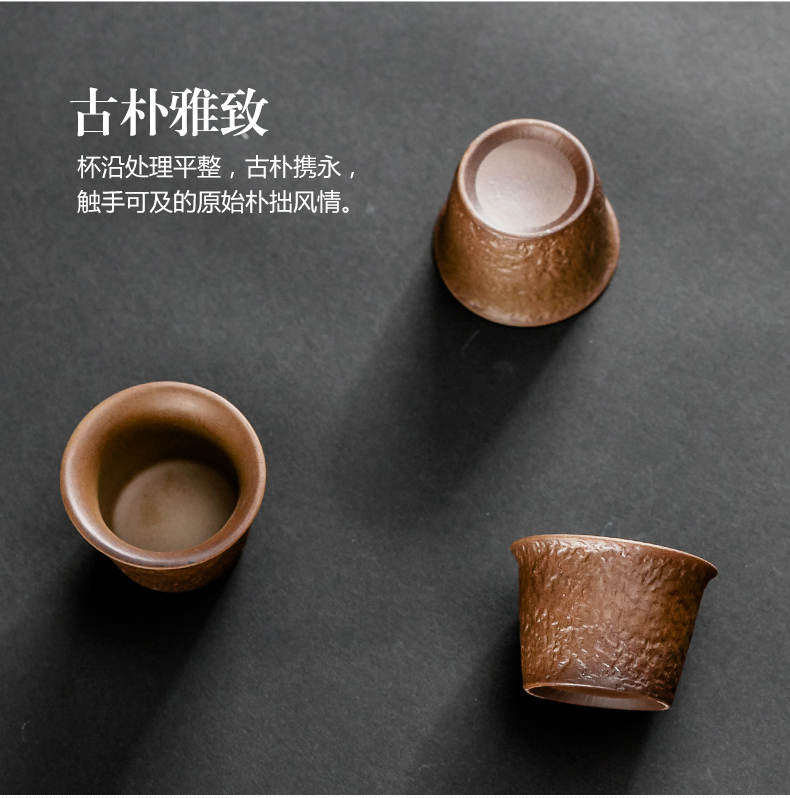 NiuRen semi automatic tea set suit creative household contracted lazy teapot kung fu stone mill ceramic cups