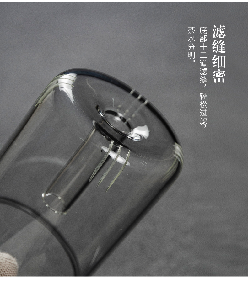 NiuRen glass cooking pot home Japanese transparent girder steam pot of electric teapot TaoLu office to boil tea