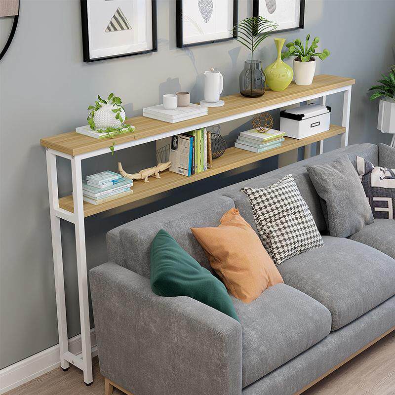 Sofa rear shelving living-room minimalist modern practical multilayer shelf lined with wall corner accommodating cabinet bedside narrow table