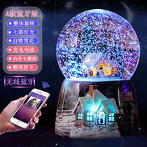 Crystal Ball Girl Teachers Day Gift Gift for Teacher Girlfriend Birthday Gift Female Music Box Music Box Girlfriend