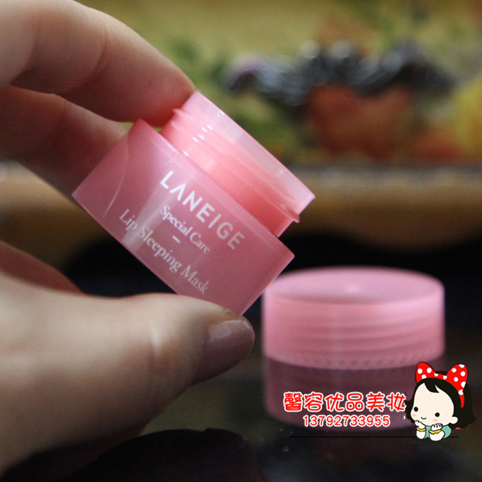 Hàn Quốc Lange Lip Mask Samples Desalination Môi Moisturising Exfoliating Moisturising Anti-Cleft Sleep Lip Mask Chăm sóc môi bioderma son dưỡng