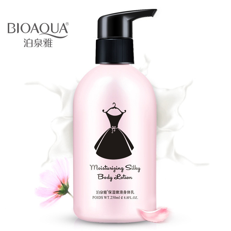 Poequanya black dress body milk moisturizing and moisturizing and moisturizing small and fragrant body bath after body bath and full body moisturizer