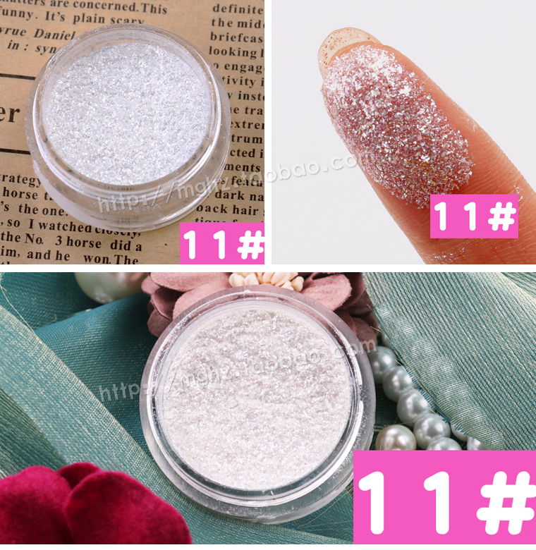 Alpha Stage Children Bride long lanh Eyeshadow Powder Flash Flash Crystal Crystal Powder Trang điểm chính hãng - Bóng mắt phấn mắt merzy