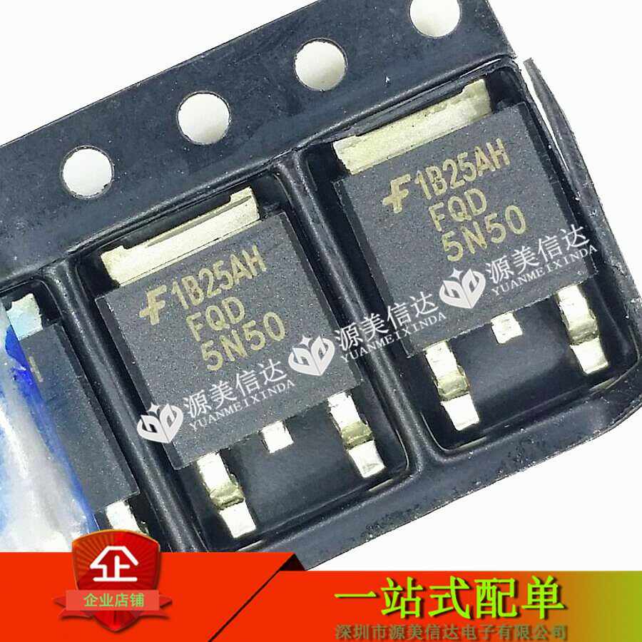 FQD5N50 5N50 brand-new original 5A500V patch TO252 MOS field effect electric crystal one-stop fit single