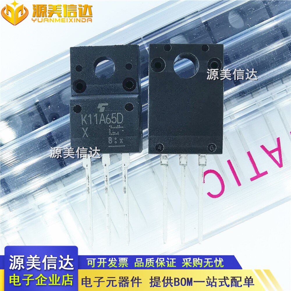 K11A65D liquid crystal field effect MOS tube TK11A65D 650V11A straight inserts TO220F brand new original