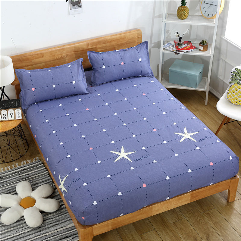 Bed sheet 10cm high single-piece bed skirt non-slip cartoon bedspread 120 135 150x190cm180x200x220 eight