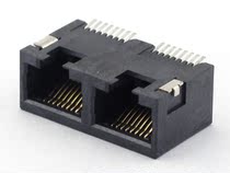 RJ45 SMT 8P8C twin socket replacement Molex RJ45 connector patch