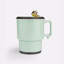 Guwu kiln fire ceramic cup with lid mug office water cup male Honmei Year gift female year of the ox gift box