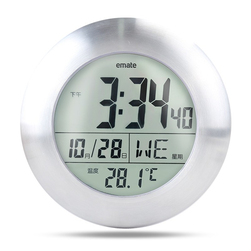 Bathroom-meter liquid crystal clock Easy Mette suction cup anti-fog warm wet M0004ST electronic clock digital timing waterproof