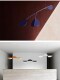 New Italian Post-Modern Restaurant Island Designer Chandelier Long Strip Creative Leaf Living Room Tea Room Led Light