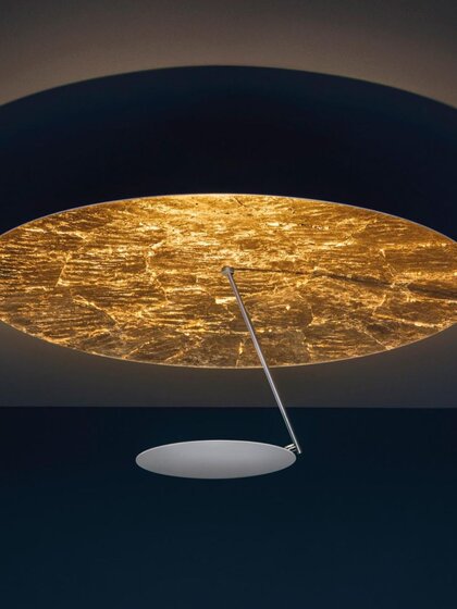 Italian Smith Lederam Living Room Ceiling Lamp Normcore Post-Modern Accessible Luxury Style Study Bedroom Gold Foil Lamp