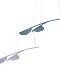 New Italian Post-Modern Restaurant Island Designer Chandelier Long Strip Creative Leaf Living Room Tea Room Led Light