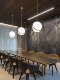 Nordic Bar Counter Gold Pendant Light, Minimalist Creative Decoration for Restaurant, Modern Bedside Stylish Staggered Sphere Ball Lamp