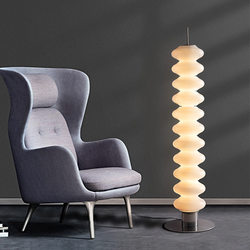 Nordic Soft Furnishings, Danish Designer Style, Living Room Sofa, Bedroom, Candied Fruit Bead Glass Art Floor Lamp