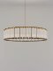 Modern minimalist living room lamp light luxury bedroom lobby headlight Italian restaurant designer model room crystal lamp chandelier
