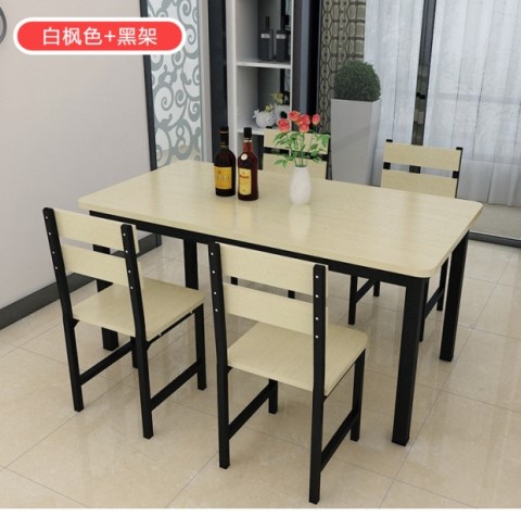 Bàn đàm phán cho thuê phòng sáng tạo bàn trà ba người mục vụ nhà hàng bàn ăn và ghế kết hợp căn hộ nhỏ 4 người kinh tế - Bàn bàn học nhỏ