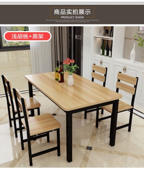 Bàn đàm phán cho thuê phòng sáng tạo bàn trà ba người mục vụ nhà hàng bàn ăn và ghế kết hợp căn hộ nhỏ 4 người kinh tế - Bàn bàn học nhỏ