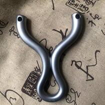 Mise-free slingshot titanium alloy tc21 Numerical control Meka slingshot 13-9 gradient numerical control taper hole flat leather rib slingshot