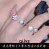 High-end luxury retro gentle adjustable ring for women