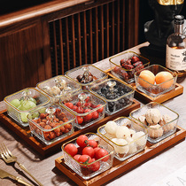 Upscale Dig fruit tray Living room Home Tea Table Snack Dry Fruit Tea Spot Tray Nut Snack Snack Dish Snack