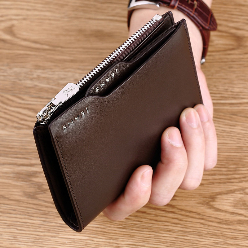 Emperor Paul Wallet Men's Wallet Short Wallet Cowhide Wallet Driver's License Wallet Wallet Retail