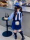 [Authentic Judy] Girls' Autumn Bunny Police Officer Outfit Children's Stylish Jk Skirt Lolita Princess Dress
