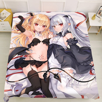Customized jade milk bed sheets loli little succubus student dormitory bunk sheets two-dimensional mattress