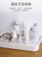 White plastic tray rectangular commercial dining plate bread beauty salon special products kindergarten area water cup