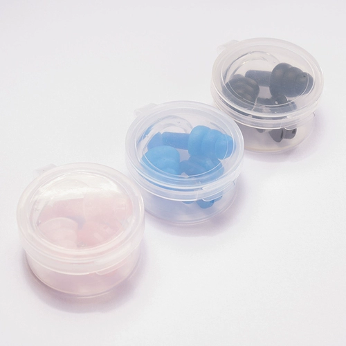 Силиконовые ушные наклейки, беруши, носовой зажим, мягкий защитный комплект для ушей для плавания