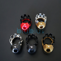 Sisterhood soft elastic stainless steel flame drag core adapter ring SI back support strap buckle AEG connector Jinming 9th generation