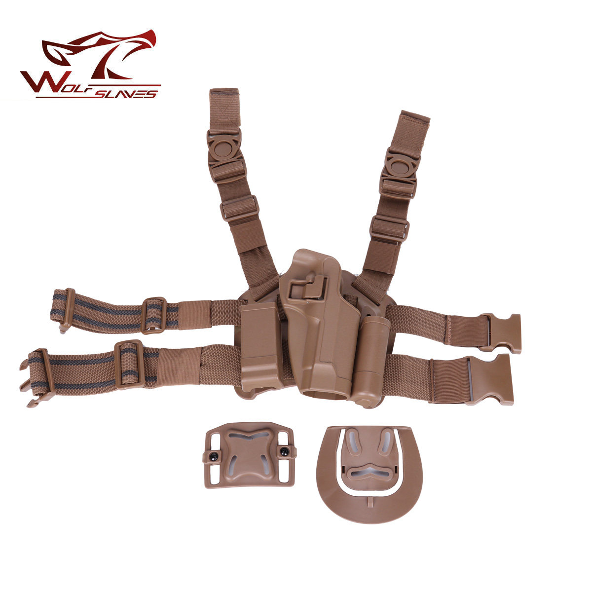 Field Tactical Glock Black Hawk leg cover M92 CQC four sets single shot jacket waist leg quick pull-out gun cover